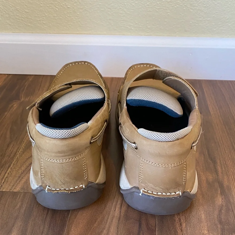 NWOT $188 Per-Lite Men’s Oliver Diabetic shoes with Velcro-tan (men’s size 12 W)